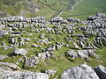 English: Top of the Malham Cove, North Yorkshire, England