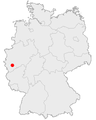 Lage der Stadt Erftstadt in Deutschland