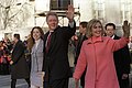 family - wife Hillary Rodham Clinton and daughter Chelsea - January 20, 1997