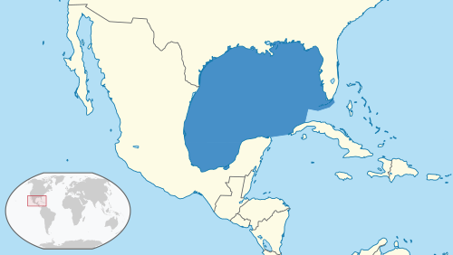 File:Gulf of Mexico in its region.svg