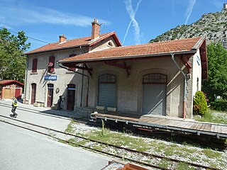 Entrevaux station 2012 (Provence)