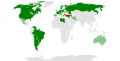 Countries officially recognized the Genocide. (svg)