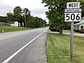 File:2020-05-24 13 12 51 View west along Maryland State Route 506 (Sixes Road) just west of Maryland State Route 2 and Maryland State Route 4 (Solomons Island Road) in Port Republic, Calvert County, Maryland.jpg