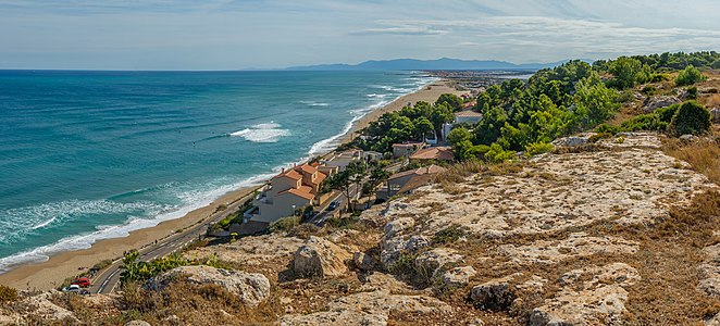 Beach of Leucate France