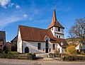 Sachsenheim - Ochsenbach - Dorfkern - Pfarrkirche - Ansicht von SSW (1)