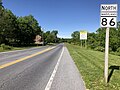 File:2020-06-08 16 42 12 View north along Maryland State Route 86 (Lineboro Road) just north of Hallie Avenue in Manchester, Carroll County, Maryland.jpg