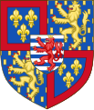 Arms of the of Jean de Luxembourg before his accession as Grand-Duke (1939-1953)