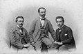 Albert Einstein with friends Habicht and Solovine, ca. 1903