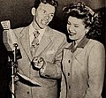 Frank Sinatra with Eileen Barton, 1945