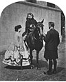 Louise with Queen Victoria and John Brown, Osborne, 1863