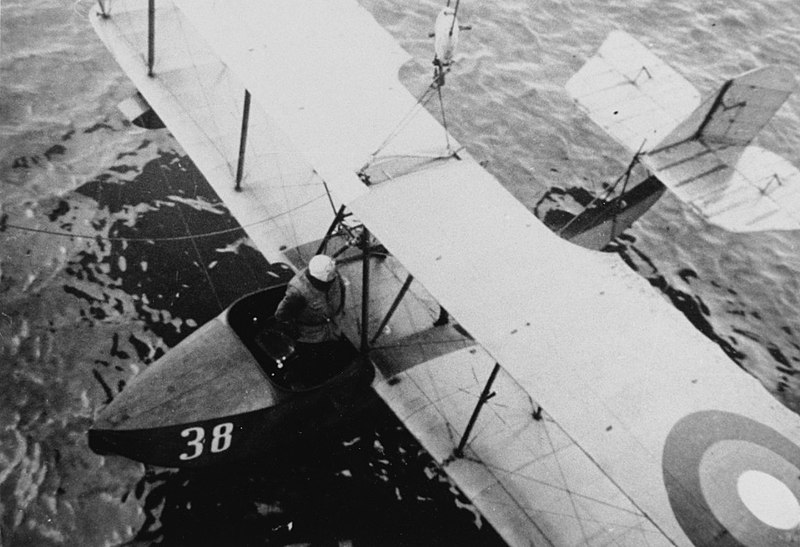 File:Russian Navy Grigorovich M-5 Type Flying Boat in the Black Sea in about 1915, during World War I.jpg