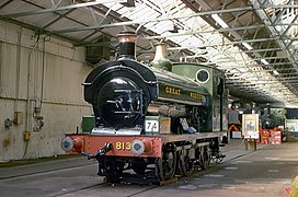 813 GWR 0-6-0ST at Shildon 150