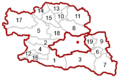 Position of Finkenstein (3) within the district of Villach-Land