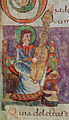 Plucked string instrument, Carolingian Psalter, 108r part (820–830)[2]