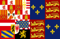 Royal Standard of Philip II as King of Spain and King Consort of England (1556–1558)
