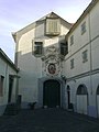 The facade of the church of Santa Chiara