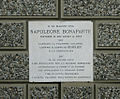 Plaque dedicated to Napoleon Bonaparte in Lodi