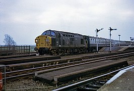 D6712 departing Ely in 1971