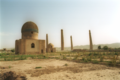 the remains of the fifteenth century musallah complex in herat, taken in july 2001. largly destroyed by the british in 1885 "for a better line of fire" against the russians (who never came).