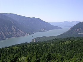 Columbia river in Oregon