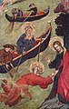 Deutsch: Petrusaltar: Jesus stützt Petrus auf dem Wasser von Lluís Borrassà, 1411