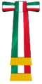Krawatte der Flagge von Mexiko