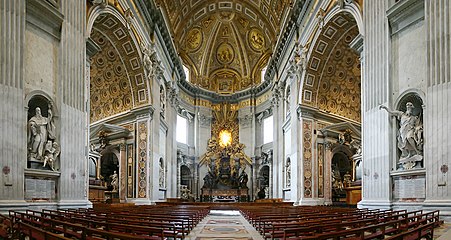 View at the choir