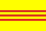 Flag of the Republic of Vietnam (South Vietnam,independent 1955–1975)