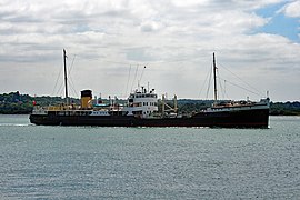 SS Shieldhall in Southampton Water