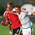 Gábor Makrai (Diósgyőri VTK), rechts) und Philipp Lienhart (Real Madrid, links) Gábor Makrai (Diósgyőri VTK), rechts) und Philipp Lienhart (Real Madrid, links)