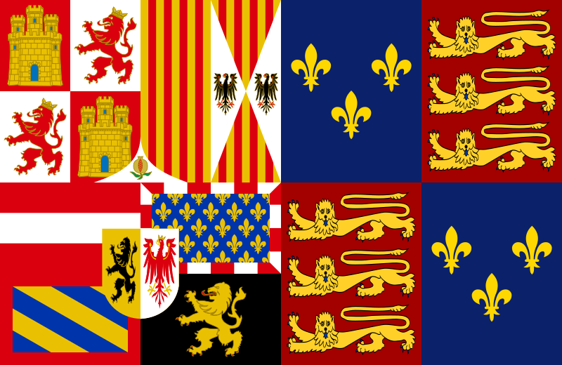 File:Royal Standard of England (1554–1558).svg