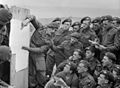 Men of 22nd Independent Parachute Company, 6th Airborne Division being briefed for the invasion, 4 - 5 June 1944