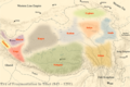 Tibetan plateau during 13th century
