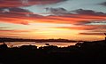 The Rayleigh effect, seconds before sunrise in New Zealand