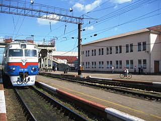 Railway station in Korosten
