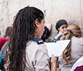 * Nomination Israel Defense Forces officer praying at the Western Wall in Jerusalem, 2014 (by לנה קונסטנטינובה) --Thi 15:25, 22 April 2024 (UTC) * Decline  CommentSome CA. Otherwise good --MB-one 10:41, 29 April 2024 (UTC) Chromatic aberration needs fixing. --Nacaru 09:11, 2 May 2024 (UTC)  Oppose  Not done --MB-one 18:58, 6 May 2024 (UTC)