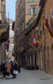 sidestreet of the Piazza del Campo