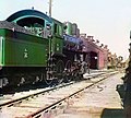 Aa-76 steam locomotive on the Ural Mining Railway, near Perm. 1910