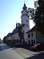 Catholic church of St. John the Evangelist with Immaculata