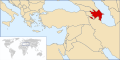 Location of Azerbaijan