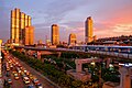 Skytrain at Silom Road