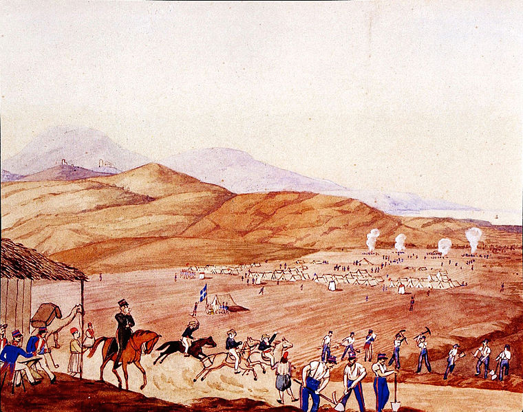 File:Construction of the Athens-Piraeus highway, 1835-36.jpg