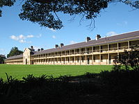 The main building of Victoria Barracks, Sydney