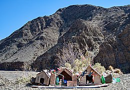 Roadside shrine to Difunta Corea in San Juan province, Argentina