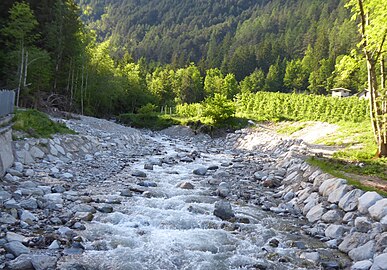 Torrente Barnes weiter unterhalb bei Livo im Nonstal