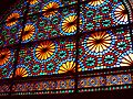Stained glass windows of Karimkhan Arg Shiraz, Iran. Zand era