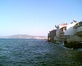 A seaside panorama of the town