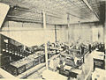 The composing room of the Denny-Coryell printing company.