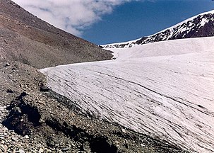 Glacier in Tian Shan