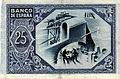 Verso 25 Pesetas (1937)